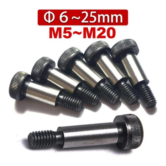 Innensechskant Passschrauben 12.9 Φ 6-25 M5-M20 Länge 8-200 mm (5 Stück) - Hochfeste Schulterbolzen mit M10 Schulterdurchmesser 13 mm