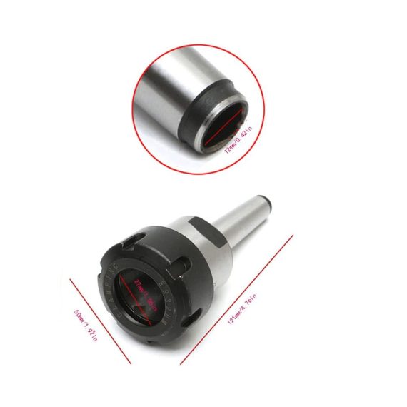 Spannzangen 21 Set MT2 ER32 M10 Präzisions-Spannzangenfutter mit Koffer – Spannbereich 1-20mm für präzises Arbeiten
