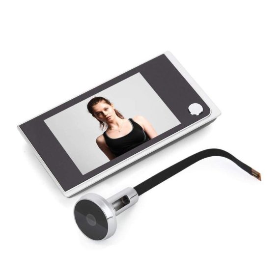 Digitaler Türspion mit 35 Zoll LCD 120 Grad Weitwinkel WLAN-Funktion Foto- und Videomonitoring - Elektronische Türkamera für maximale Sicherheit