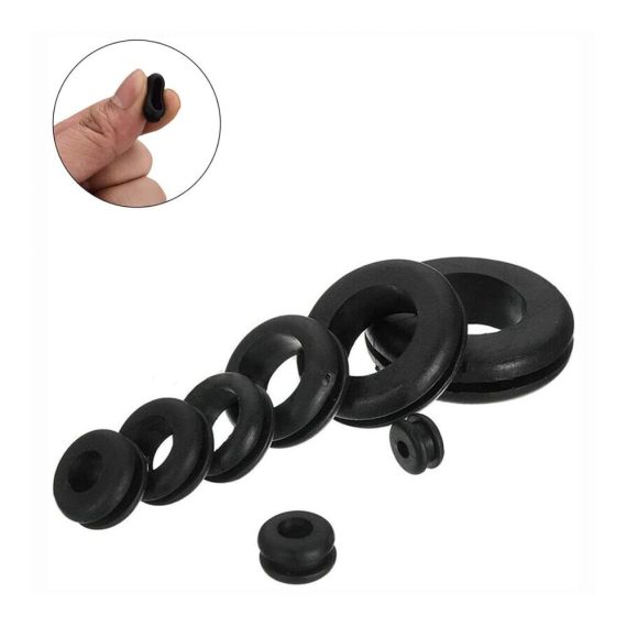 Gummi Tüllen Sortiment Kit - 280 Stück M3-M18 Elektrischer Leiter Dichtungsringe für Draht Stecker und Kabel - Kabeldurchführung Set für optimale Leitungsabdichtung