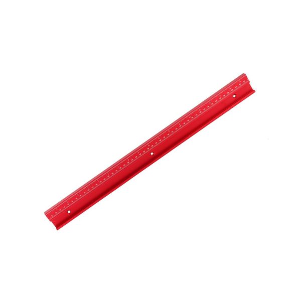 Aluminium T-Nut Gehrungsschiene 500 mm - Präzise Führungsschienen mit Skala in Rot für exakte Schnitte