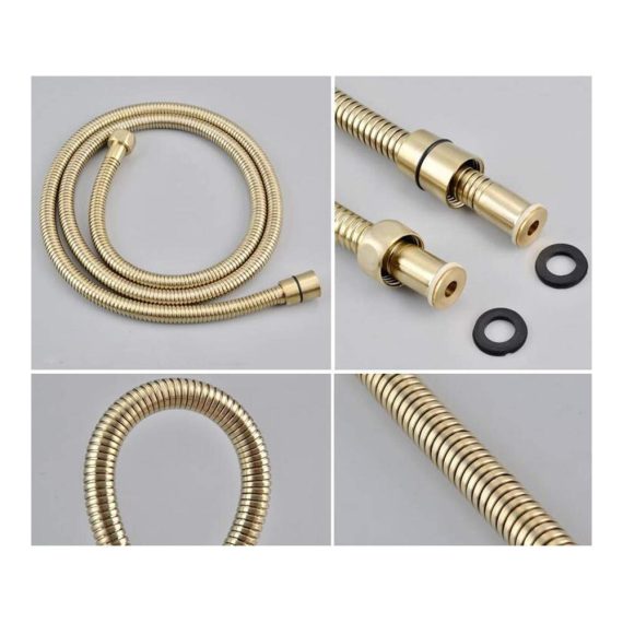 Antik Gebürstet Gold Hand-Bidet-Set mit Edelstahl-Sprayer für die Toilette