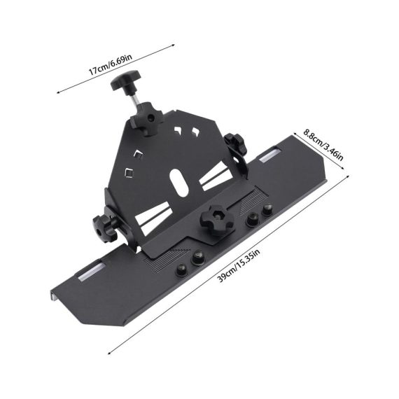 Effizienter Fliesenschneider mit Keramikfliesen-Schneidehalterung für Winkelschleifer (115/125 mm) für präzises 45°-Schneiden