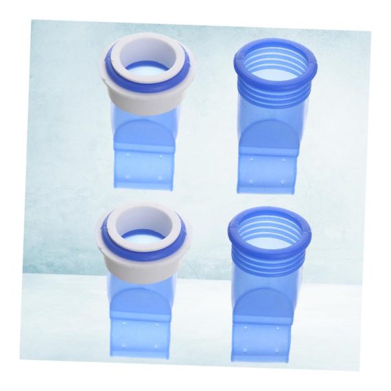 20er Pack Silikonsieb-Ersatzfilter für Spülbecken-Unterbau – Deo-versiegelter Bodenablauf mit Entwässerungs-Rückflussverhinderer und Silikon-Dichtungskern