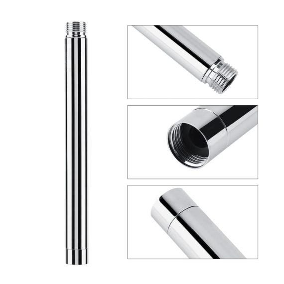 Duschkopf Verlängerungsarm aus Edelstahl 27.5cm G1/2 Gewinde Chrom Badzubehör für Handbrause - Premium Duschverlängerungsrohr für optimales Duscherlebnis im Badezimmer