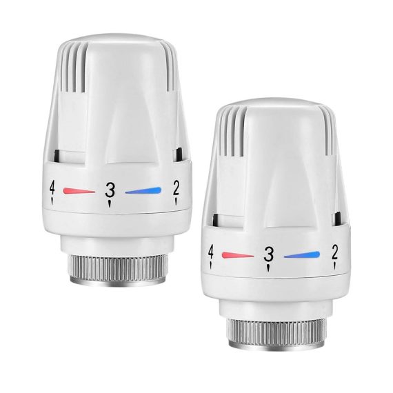 Heizkörperregler & Zubehör - 2 Stück M30 x 15 Thermostatköpfe für Heizkörperventile Kühlerthermostate Kühlerventile - Ersatzköpfe für Büro und Zuhause