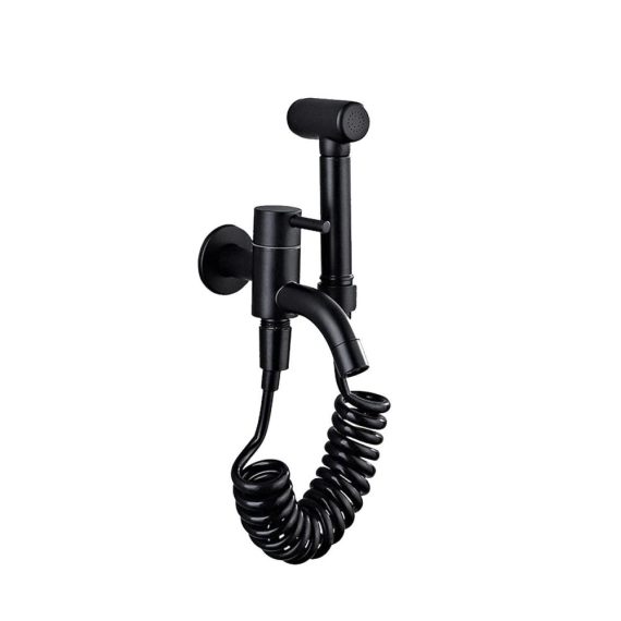 Handheld Bidet Sprayer - Teleskop-Federrohr Verschleißfest Korrosionsbeständig Sofort Unter Druck Wasser Bidet-Sprayer für Persönliche Hygiene im Badezimmer