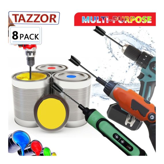 Epoxidharz Rührwerke - 8 Stück 22cm Mischpaddel für 1/4 Bohrer - Farbrührer Epoxidmischer wiederverwendbar - ideal für Silikonmischen Malen und Keramikglasur