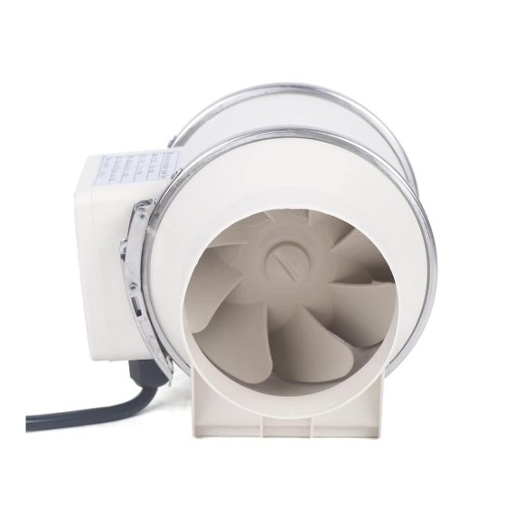 Badlüfter Abluftventilator mit Kugellager leistungsstarkes Rohrlüfter Gebläse für Bad WC Küche - 100mm/150mm Vents Rohrventilator ideal für Gewächshaus Zelt Garage - Effizientes 35W HF-100P Lüftungssystem