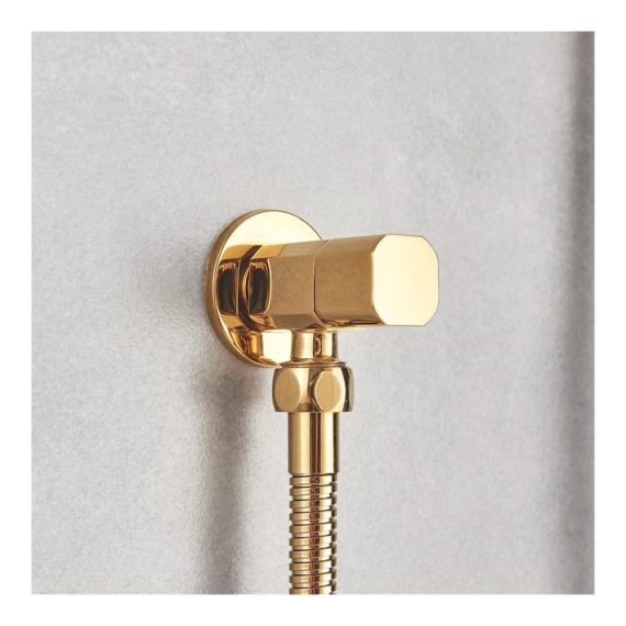 Bidet-Armaturen Hand-Bidet-Sprühgerät Massives Messing Gold Einzelkaltes Wasser – Badezimmer-Bidet-Dusche für Hygiene und Komfort