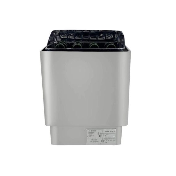 Cozyel 9KW Elektro Saunaofen - Wandmontage Edelstahlmantel Außensteuerung - Ideal für 9-14m³ Saunaräume Zuhause SPA & Dusche - 380V Trockensauna Heizung (32-210 ℉