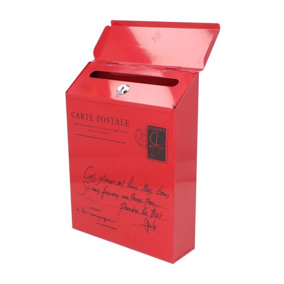 Wandmontierter Briefkasten aus Eisen – Rustikaler Stil Wetterfest mit 3 Haken – Kreative Hausnummern Langlebig für Zuhause
