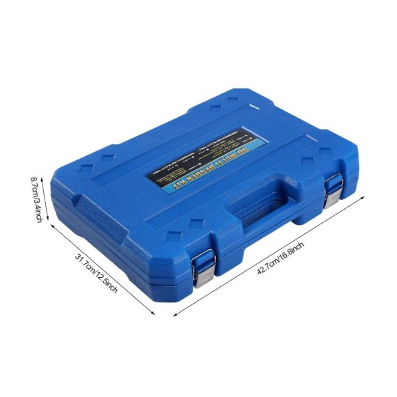 7-teiliges Rohrbiege-Set Manuelle Rohrbiegemaschine für Kupferrohre - Rohrschneider Entgrater - CT-999F (Blau