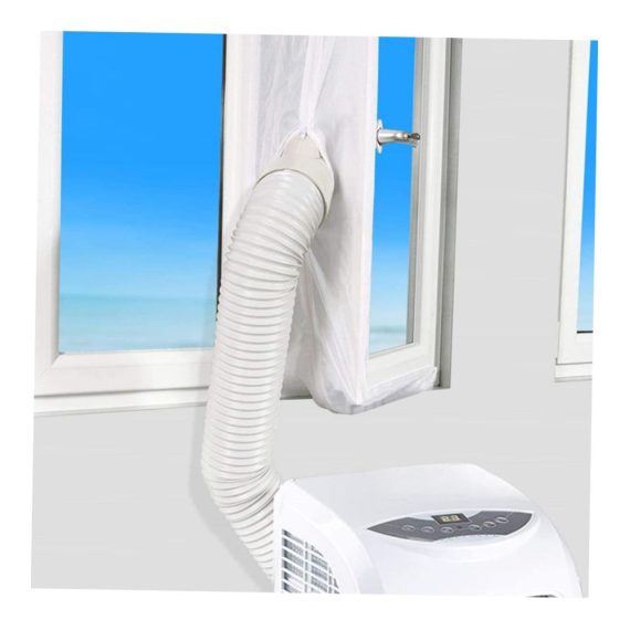 3er Set Fensterdichtungen für mobile Klimaanlagen - Effektive Fensterabdichtung für tragbare AC-Geräte - Inklusive Klimaanlagen-Dichtungstuch für optimale Leistung - Fensterheber-Kit für Portable Air Conditioner - Ac-Trockner-Zubehör für Fenstermontage
