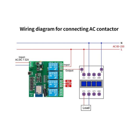4CH Tuya WiFi Schalter - Smart & Ferngesteuerte Stecker für Hausautomation | Timer DIY Alexa & Google Home kompatibel