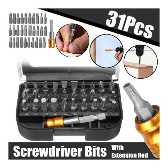 Magnetisches Schraubendreher-Bit-Set mit 31 Teilen – Profi-Bitsätze für extreme Schraubanwendungen